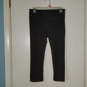 Fabletics cropped leggings in dark grey